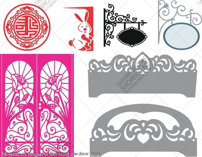 file vector cnc cong sat va bien khung chu decor